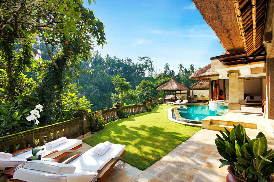 bali luxury villa at Viceroy in ubud