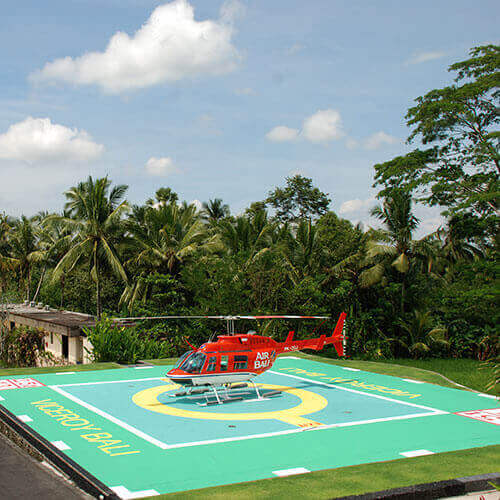 viceroy Bali Ubud - helicopter pad