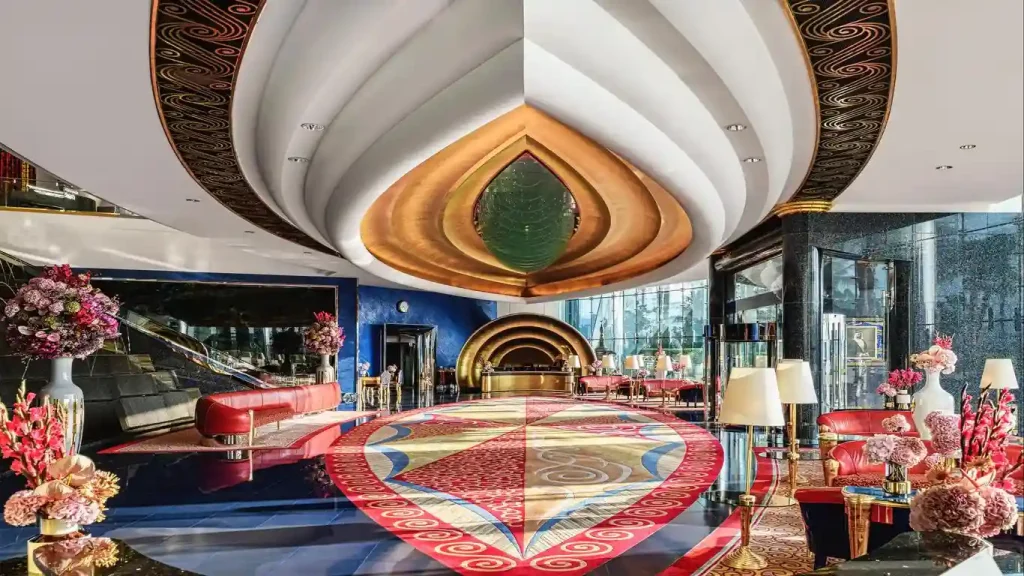 A six star hotel interior