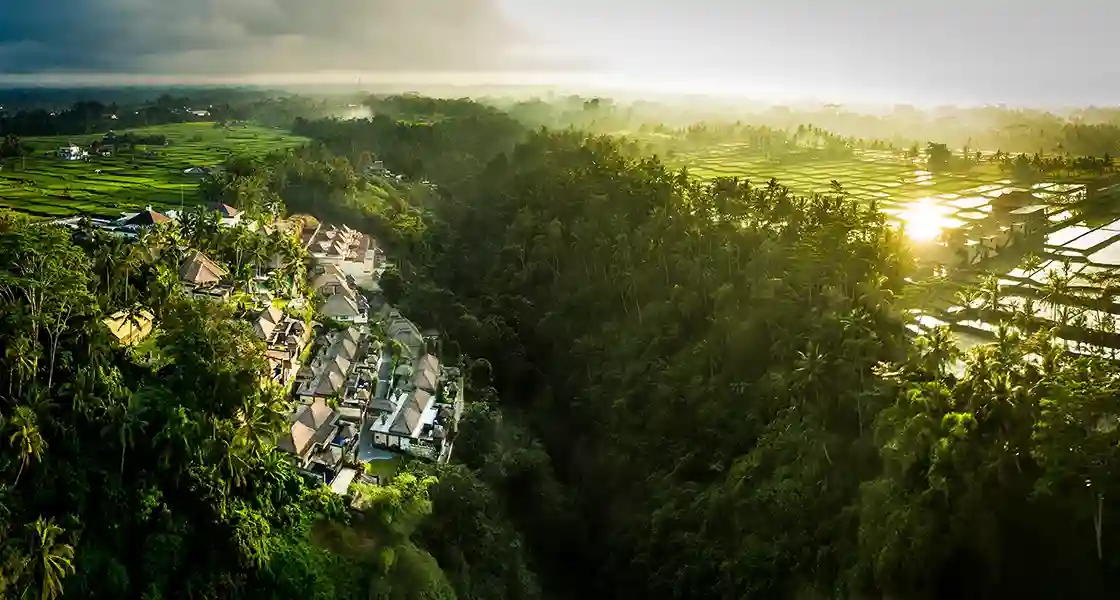 Viceroy Bali Aerial Panorama